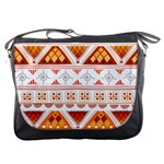 Bright Aztec Ethnic Seamless Pattern Messenger Bag