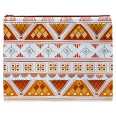 Bright Aztec Ethnic Seamless Pattern Cosmetic Bag (XXXL) from ArtsNow.com Front