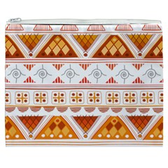 Bright Aztec Ethnic Seamless Pattern Cosmetic Bag (XXXL) from ArtsNow.com Front