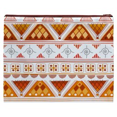 Bright Aztec Ethnic Seamless Pattern Cosmetic Bag (XXXL) from ArtsNow.com Back