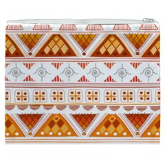 Bright Aztec Ethnic Seamless Pattern Cosmetic Bag (XXXL) from ArtsNow.com Back