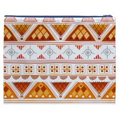 Bright Aztec Ethnic Seamless Pattern Cosmetic Bag (XXXL) from ArtsNow.com Back