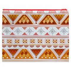 Bright Aztec Ethnic Seamless Pattern Cosmetic Bag (XXXL) from ArtsNow.com Back