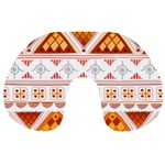 Bright Aztec Ethnic Seamless Pattern Travel Neck Pillow