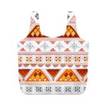 Bright Aztec Ethnic Seamless Pattern Full Print Recycle Bag (M)