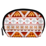 Bright Aztec Ethnic Seamless Pattern Accessory Pouch (Large)