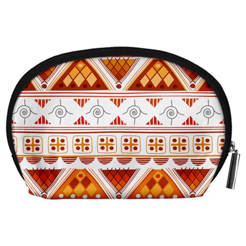 Bright Aztec Ethnic Seamless Pattern Accessory Pouch (Large) from ArtsNow.com Back