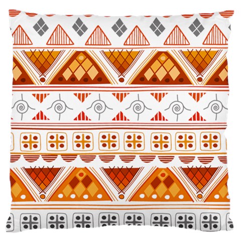 Bright Aztec Ethnic Seamless Pattern Standard Premium Plush Fleece Cushion Case (One Side) from ArtsNow.com Front