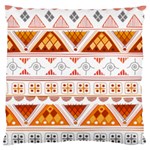 Bright Aztec Ethnic Seamless Pattern Standard Premium Plush Fleece Cushion Case (One Side)