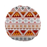 Bright Aztec Ethnic Seamless Pattern Standard 15  Premium Flano Round Cushions