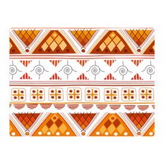 Bright Aztec Ethnic Seamless Pattern Two Sides Premium Plush Fleece Blanket (Mini) from ArtsNow.com 35 x27  Blanket Front