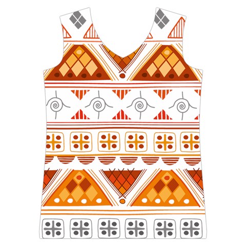 Bright Aztec Ethnic Seamless Pattern Women s Basketball Tank Top from ArtsNow.com Front