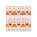 Bright Aztec Ethnic Seamless Pattern Satin Bandana Scarf 22  x 22 