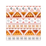 Bright Aztec Ethnic Seamless Pattern Square Satin Scarf (30  x 30 )