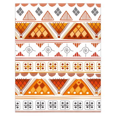 Bright Aztec Ethnic Seamless Pattern Toiletries Pouch from ArtsNow.com Back