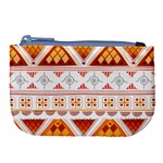 Bright Aztec Ethnic Seamless Pattern Large Coin Purse