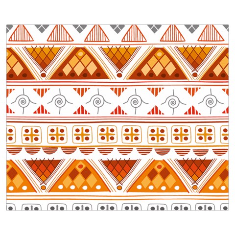 Bright Aztec Ethnic Seamless Pattern Medium Tote Bag from ArtsNow.com Back