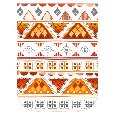 Bright Aztec Ethnic Seamless Pattern Waist Pouch (Small) from ArtsNow.com Front Pocket