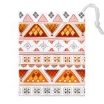 Bright Aztec Ethnic Seamless Pattern Drawstring Pouch (5XL)