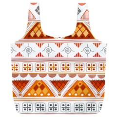 Bright Aztec Ethnic Seamless Pattern Full Print Recycle Bag (XXL) from ArtsNow.com Front