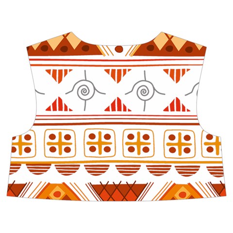 Bright Aztec Ethnic Seamless Pattern Kids  Midi Sailor Dress from ArtsNow.com Back Top