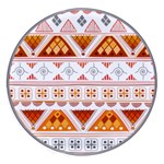 Bright Aztec Ethnic Seamless Pattern Wireless Fast Charger(White)