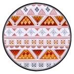 Bright Aztec Ethnic Seamless Pattern Wireless Fast Charger(Black)