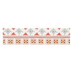 Bright Aztec Ethnic Seamless Pattern Banner and Sign 4  x 1 