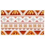 Bright Aztec Ethnic Seamless Pattern Banner and Sign 7  x 4 