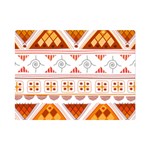 Bright Aztec Ethnic Seamless Pattern Premium Plush Fleece Blanket (Mini)