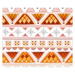 Bright Aztec Ethnic Seamless Pattern Premium Plush Fleece Blanket (Small)