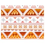 Bright Aztec Ethnic Seamless Pattern Premium Plush Fleece Blanket (Medium)