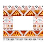 Bright Aztec Ethnic Seamless Pattern White Wall Photo Frame 5  x 7 