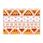 Bright Aztec Ethnic Seamless Pattern Crystal Sticker (A4)