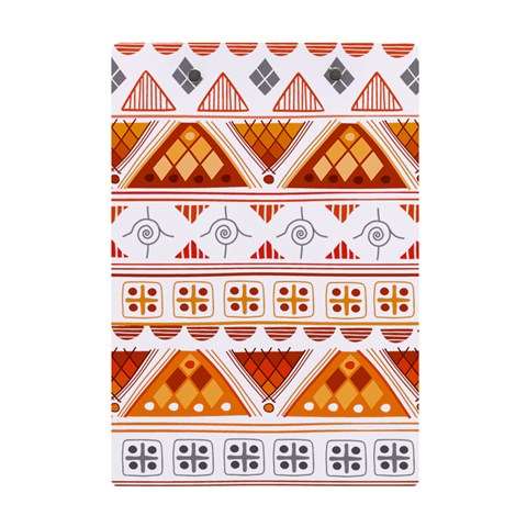 Bright Aztec Ethnic Seamless Pattern A5 Acrylic Clipboard from ArtsNow.com Back