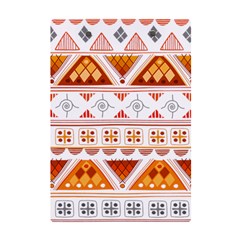 Bright Aztec Ethnic Seamless Pattern A5 Acrylic Clipboard from ArtsNow.com Back