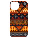 Bright Aztec Ethnic Seamless Pattern iPhone 14 Black UV Print Case