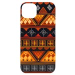 Bright Aztec Ethnic Seamless Pattern iPhone 14 Plus Black UV Print Case