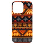 Bright Aztec Ethnic Seamless Pattern iPhone 14 Pro Max Black UV Print Case