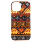 Bright Aztec Ethnic Seamless Pattern iPhone 15 Black UV Print PC Hardshell Case