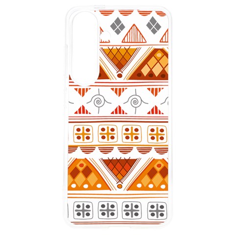 Bright Aztec Ethnic Seamless Pattern Samsung Galaxy S24 6.2 Inch TPU UV Case from ArtsNow.com Front