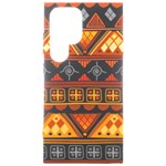 Bright Aztec Ethnic Seamless Pattern Samsung Galaxy S24 Ultra 6.9 Inch Black TPU UV Case