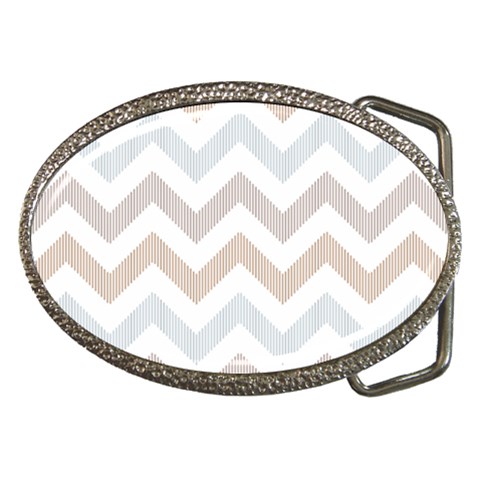 Colored Zigzag Seamless Patterns Belt Buckles from ArtsNow.com Front