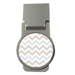 Colored Zigzag Seamless Patterns Money Clips (Round) 