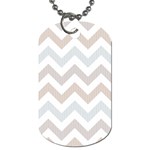 Colored Zigzag Seamless Patterns Dog Tag (One Side)