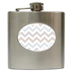 Colored Zigzag Seamless Patterns Hip Flask (6 oz)