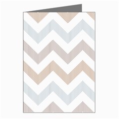 Colored Zigzag Seamless Patterns Greeting Cards (Pkg of 8) from ArtsNow.com Left