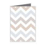 Colored Zigzag Seamless Patterns Mini Greeting Card