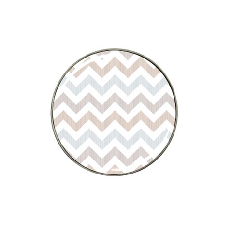 Colored Zigzag Seamless Patterns Hat Clip Ball Marker (4 pack) from ArtsNow.com Front