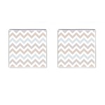 Colored Zigzag Seamless Patterns Cufflinks (Square)